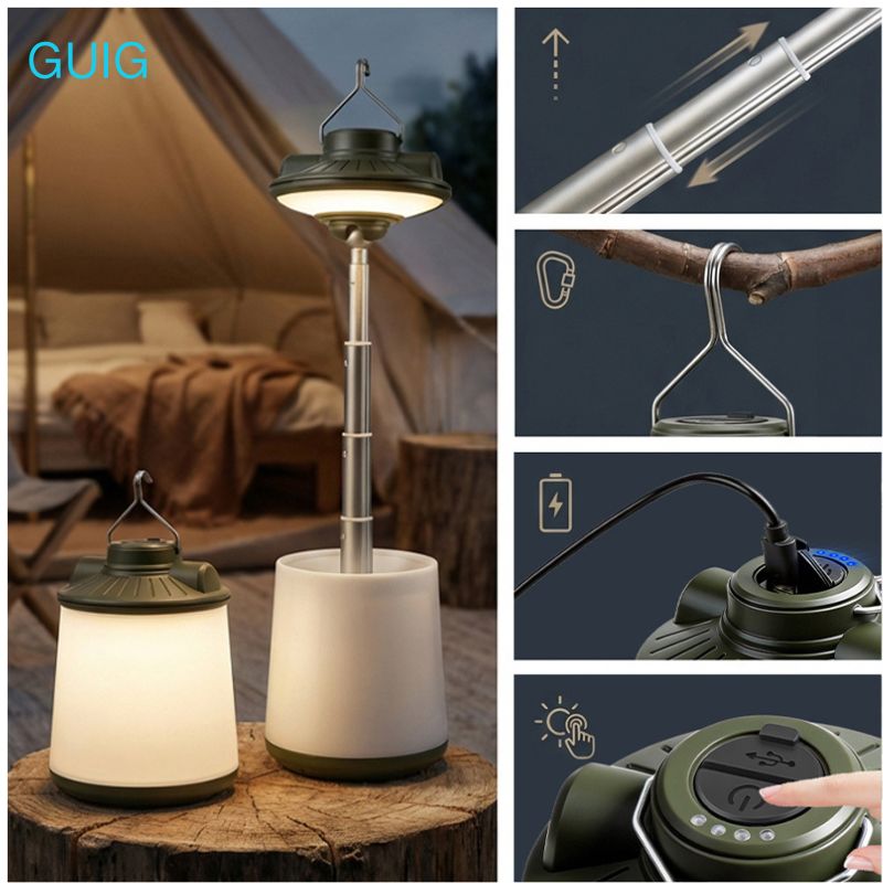 Outdoor Adventure Ni - Nueva Lámpara de Camping Telescópica RGB,