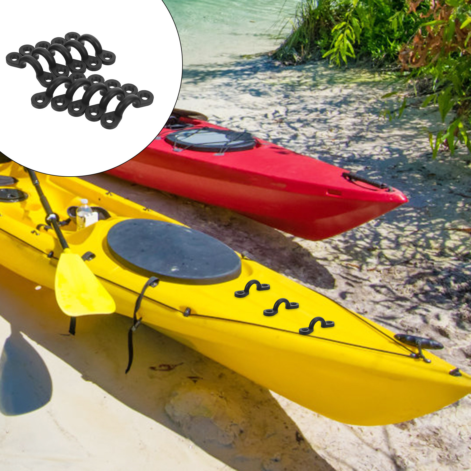 Outdoor Adventure Kayak - Kit de 20 Piezas de Anclajes