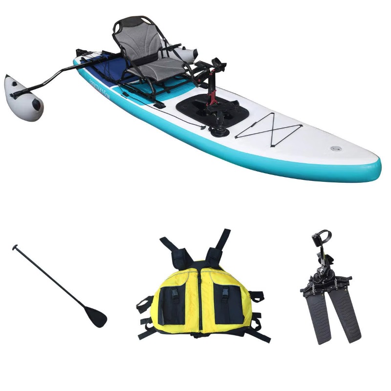 Outdoor Adventure Kayak - Kayak Inflable de Pesca a Pedal