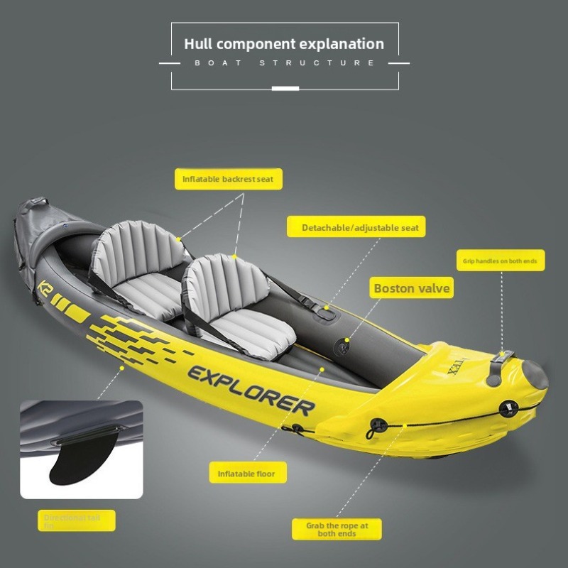 Bote Inflable para Dos Persona - Outdoor Adventure Kayak reseña y precio