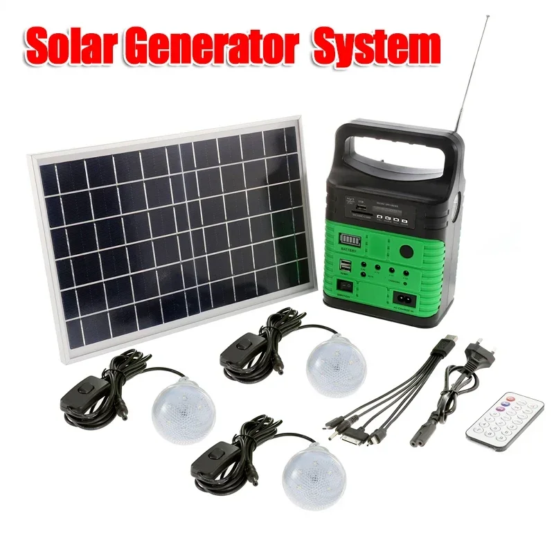 Sistema de generador de energí - Emergency Radio Solar reseña y precio