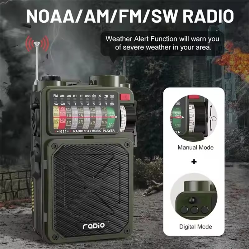 Radio Solar de emergencia manu - Emergency Radio Solar reseña y precio