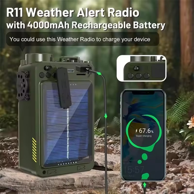 Radio Solar de emergencia manu - Emergency Radio Solar reseña y precio