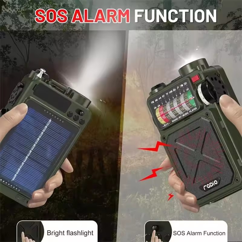 Radio Solar de emergencia manu - Emergency Radio Solar reseña y precio