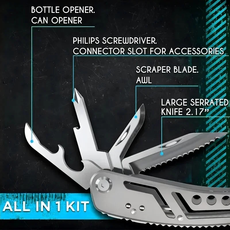 Herramienta Multifuncional 24  - Camp Knife Multi reseña y precio