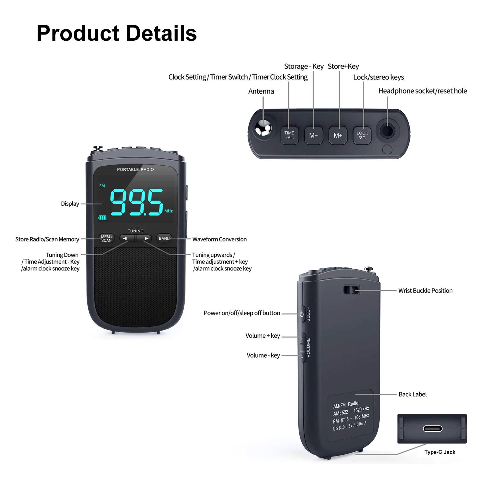 Radio Recargable Portátil Mini - Emergency Radio Solar reseña y precio