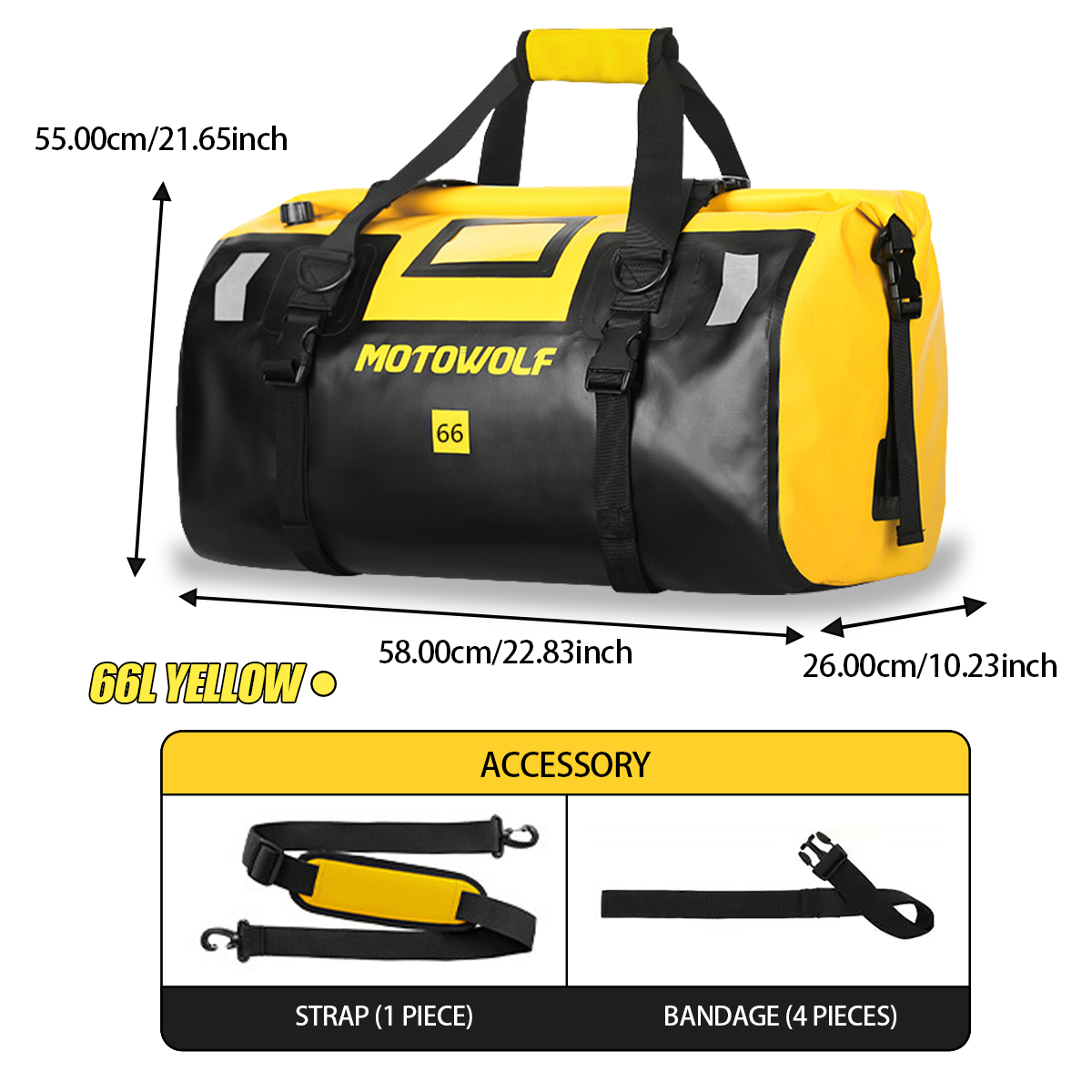 Bolsa Impermeable de 40L/66L p - Outdoor Adventure Kayak reseña y precio