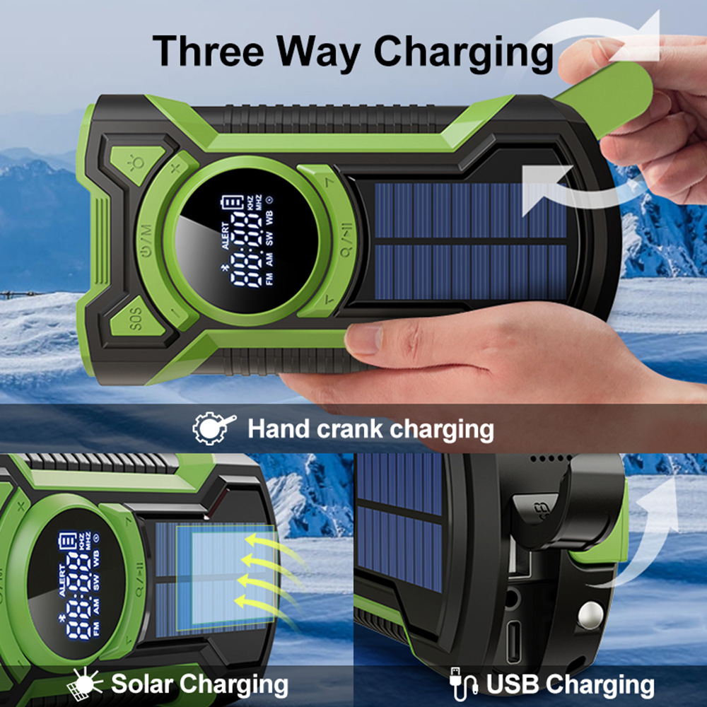 Radio de Emergencia Solar con  - Emergency Radio Solar reseña y precio