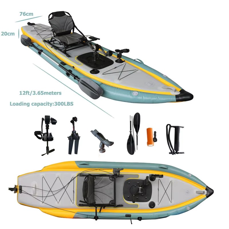 Kayak Inflable de Pesca a Peda - Outdoor Adventure Kayak reseña y precio