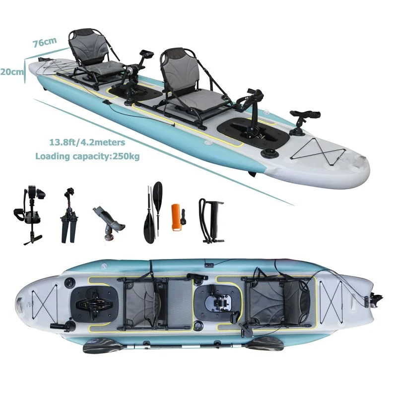 Kayak Inflable de Pesca a Peda - Outdoor Adventure Kayak reseña y precio