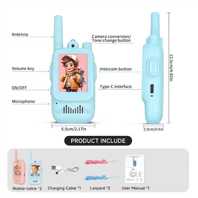 2 Walkie Talkies Recargables p - Outdoor Adventure Toys reseña y precio