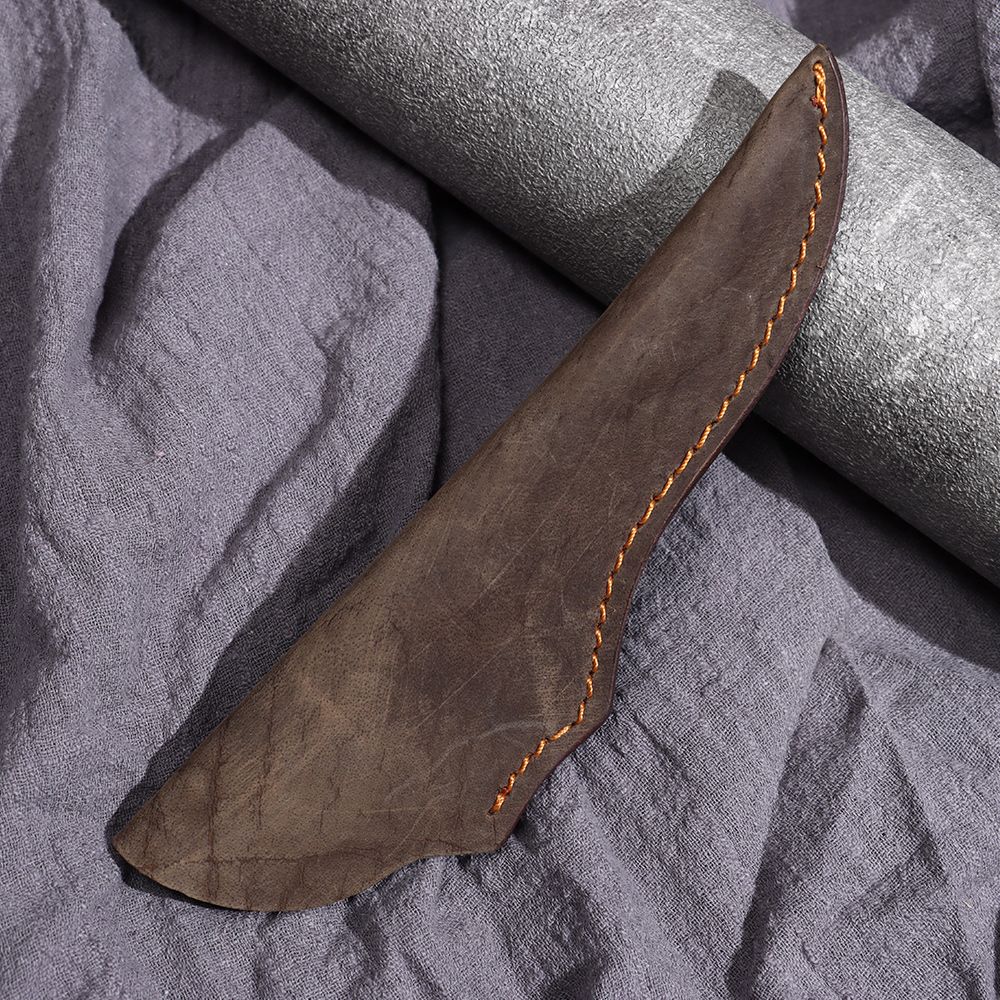 Funda de cuero marrón para lin - Camp Knife Multi reseña y precio