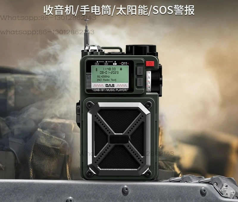 Radio de manivela con energía  - Emergency Radio Solar reseña y precio